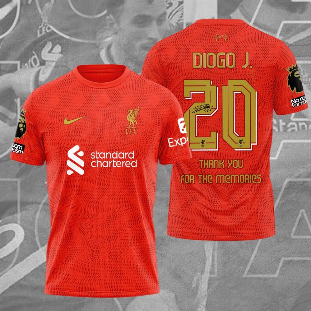Goalzenith Liverpool x Diogo Jota Liverpool T-shirt For Fan