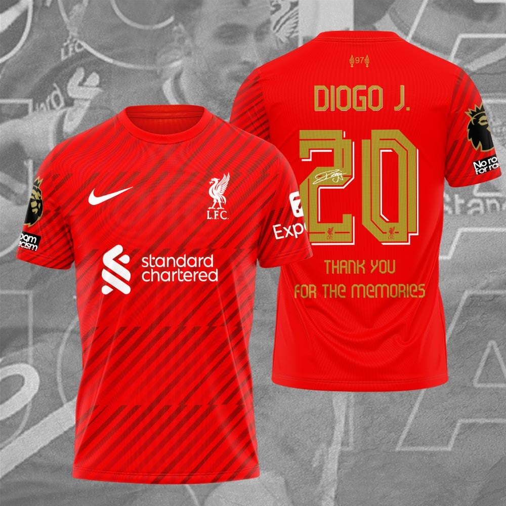 Goalzenith Liverpool x Diogo Jota Liverpool T-shirt For Fan