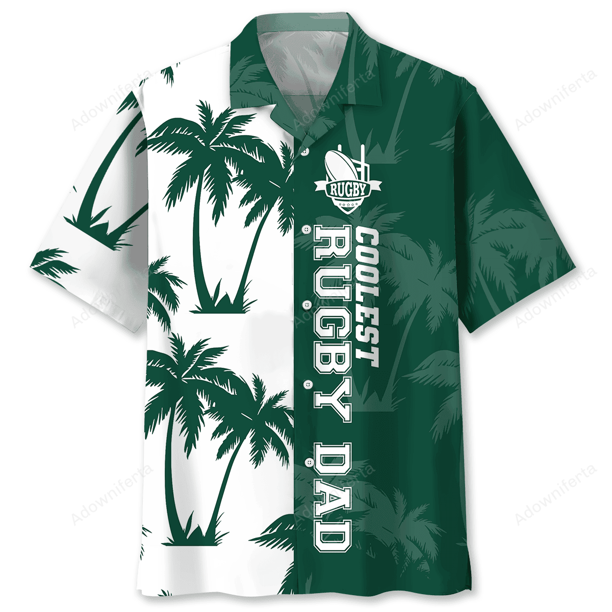 Goalzenith Love Is Watching My Son Play Rugby Hawaiian Shirt For Fan