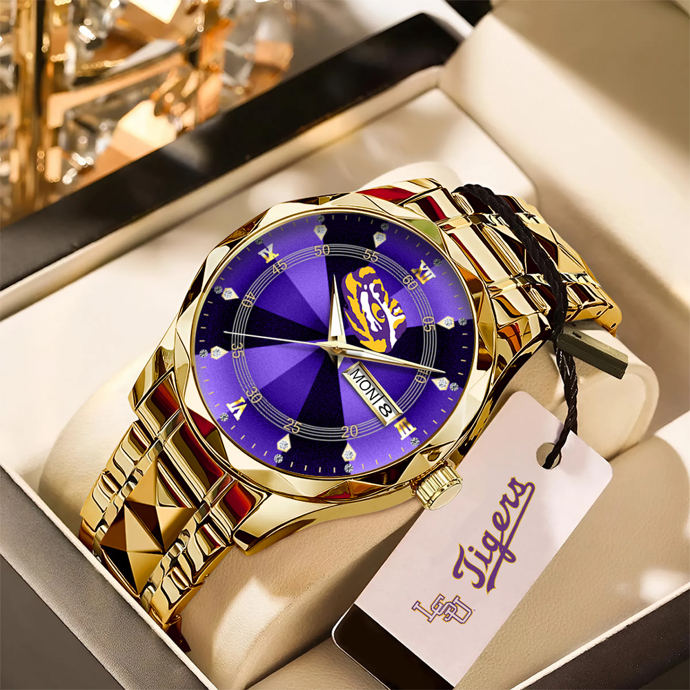 Goalzenith LSU Tigers NCAA Baseball Alloy Luxury Quartz Watch For Fan