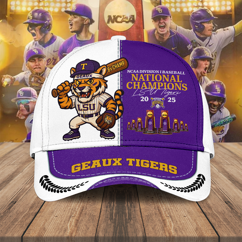 Goalzenith LSU Tigers NCAA Baseball Classic Cap For Fan