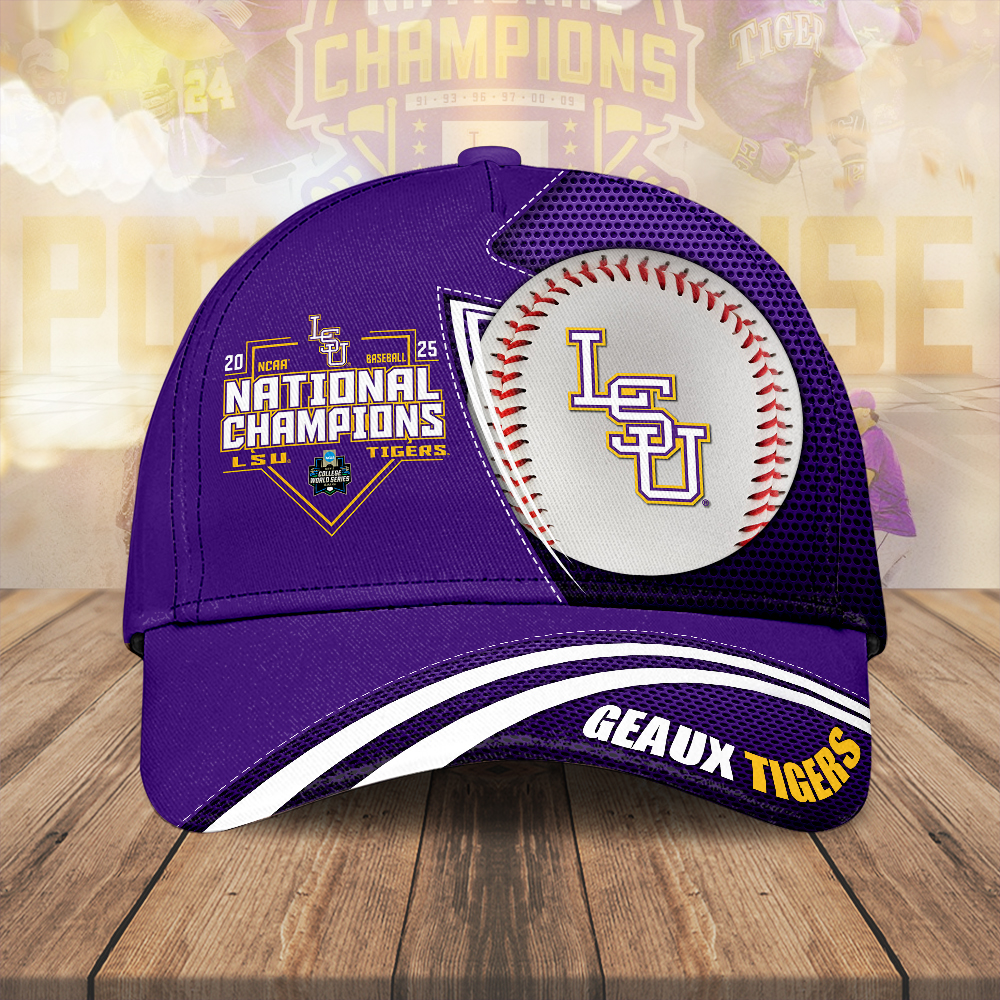 Goalzenith LSU Tigers NCAA Baseball Classic Cap For Fan