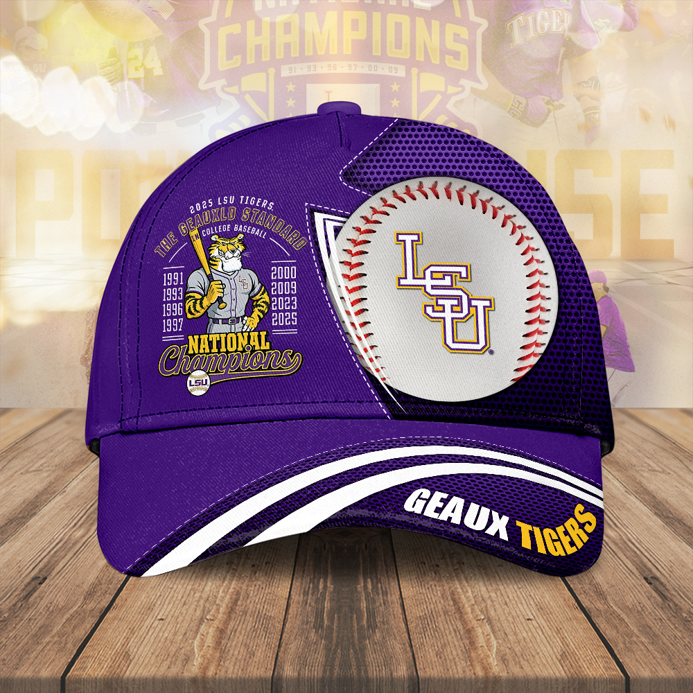 Goalzenith LSU Tigers NCAA Baseball Classic Cap For Fan