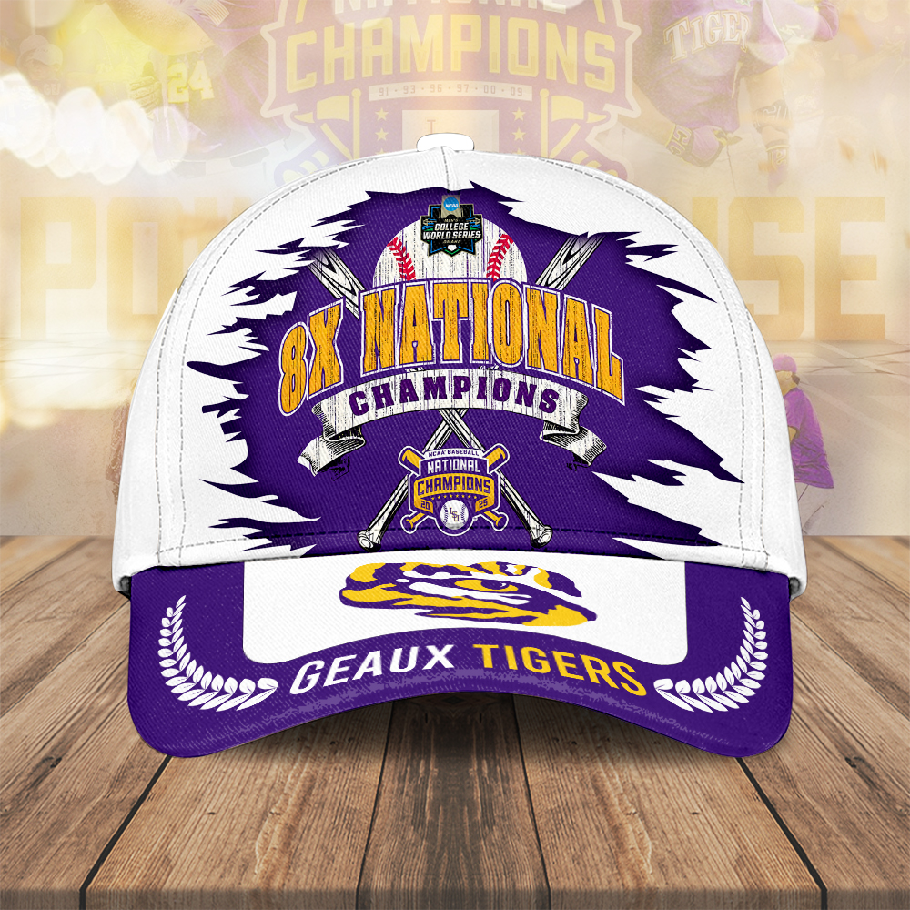 Goalzenith LSU Tigers NCAA Baseball Classic Cap For Fan