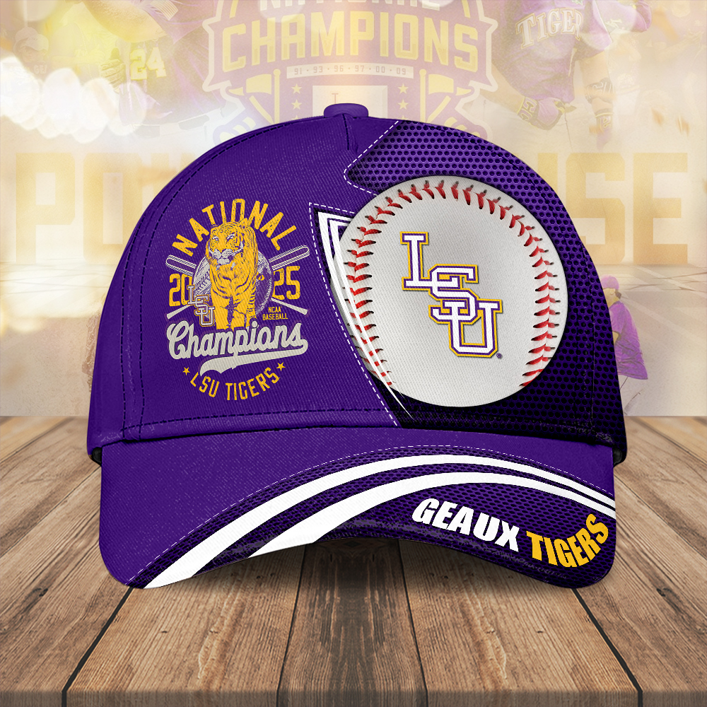 Goalzenith LSU Tigers NCAA Baseball Classic Cap For Fan