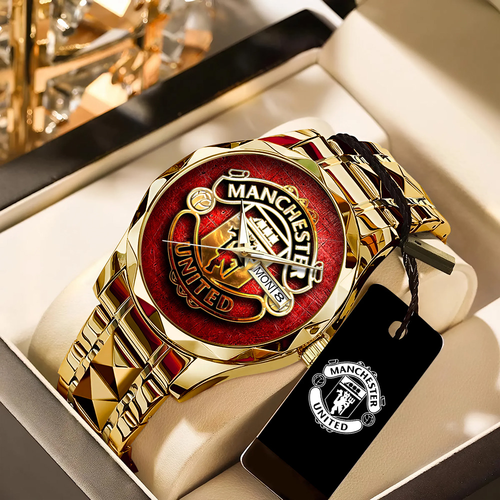 Goalzenith Manchester United EPL Alloy Luxury Quartz Watch For Fan
