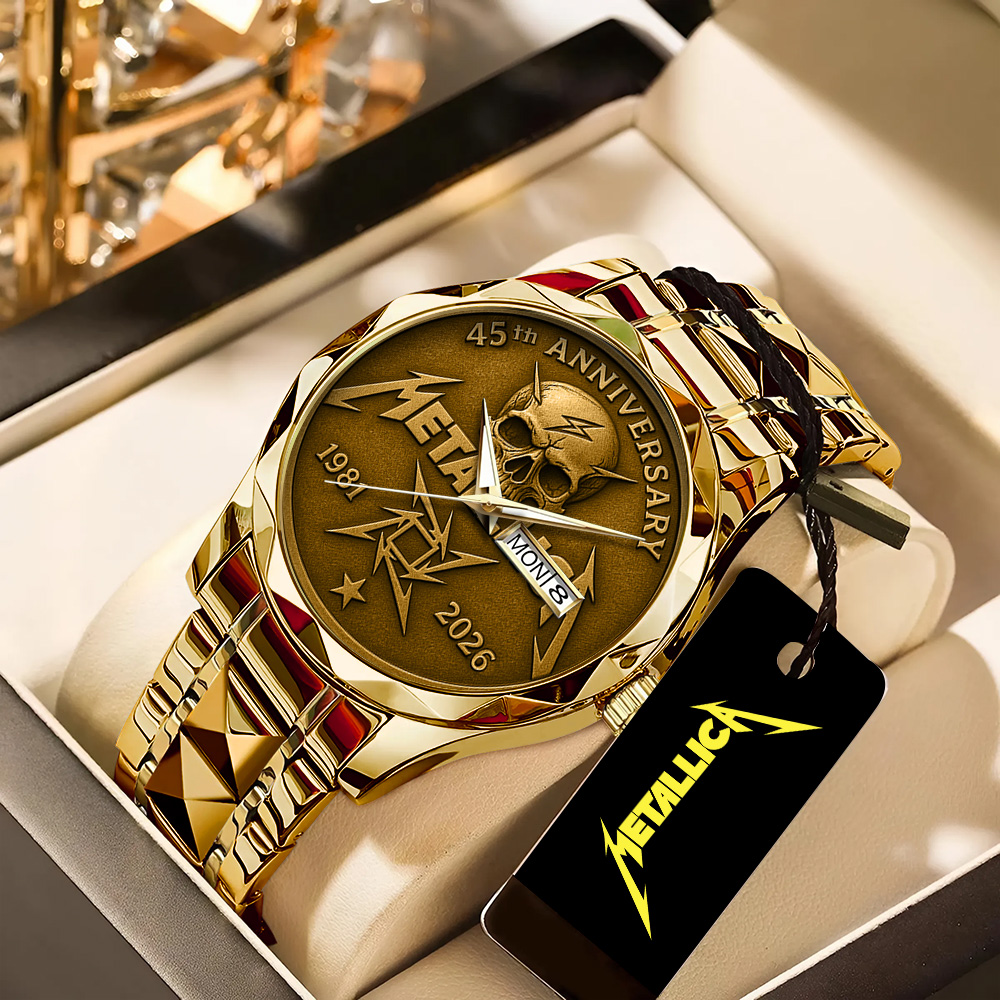 Goalzenith MET Band Music Alloy Luxury Quartz Watch For Fan