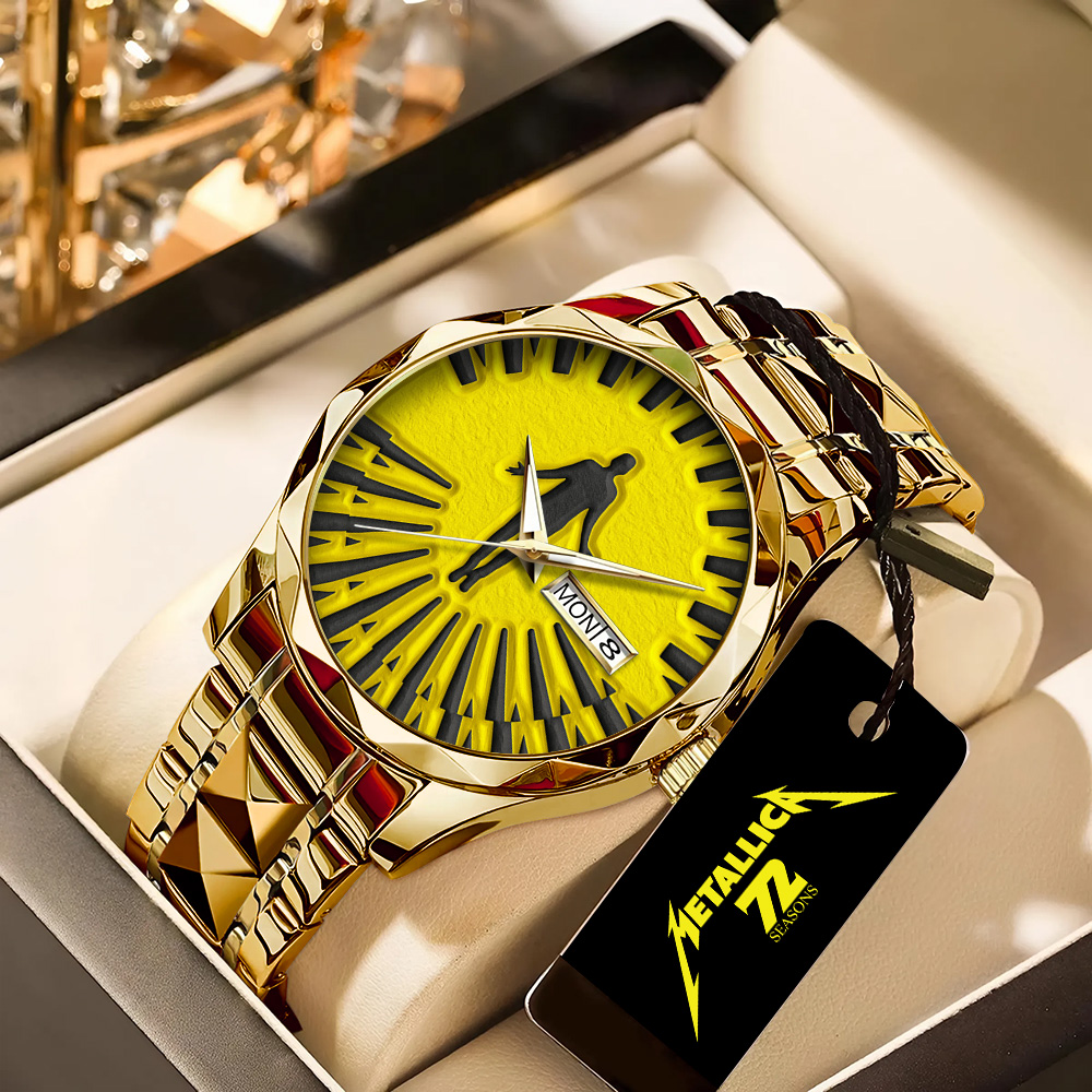 Goalzenith MET Band Music Alloy Luxury Quartz Watch For Fan