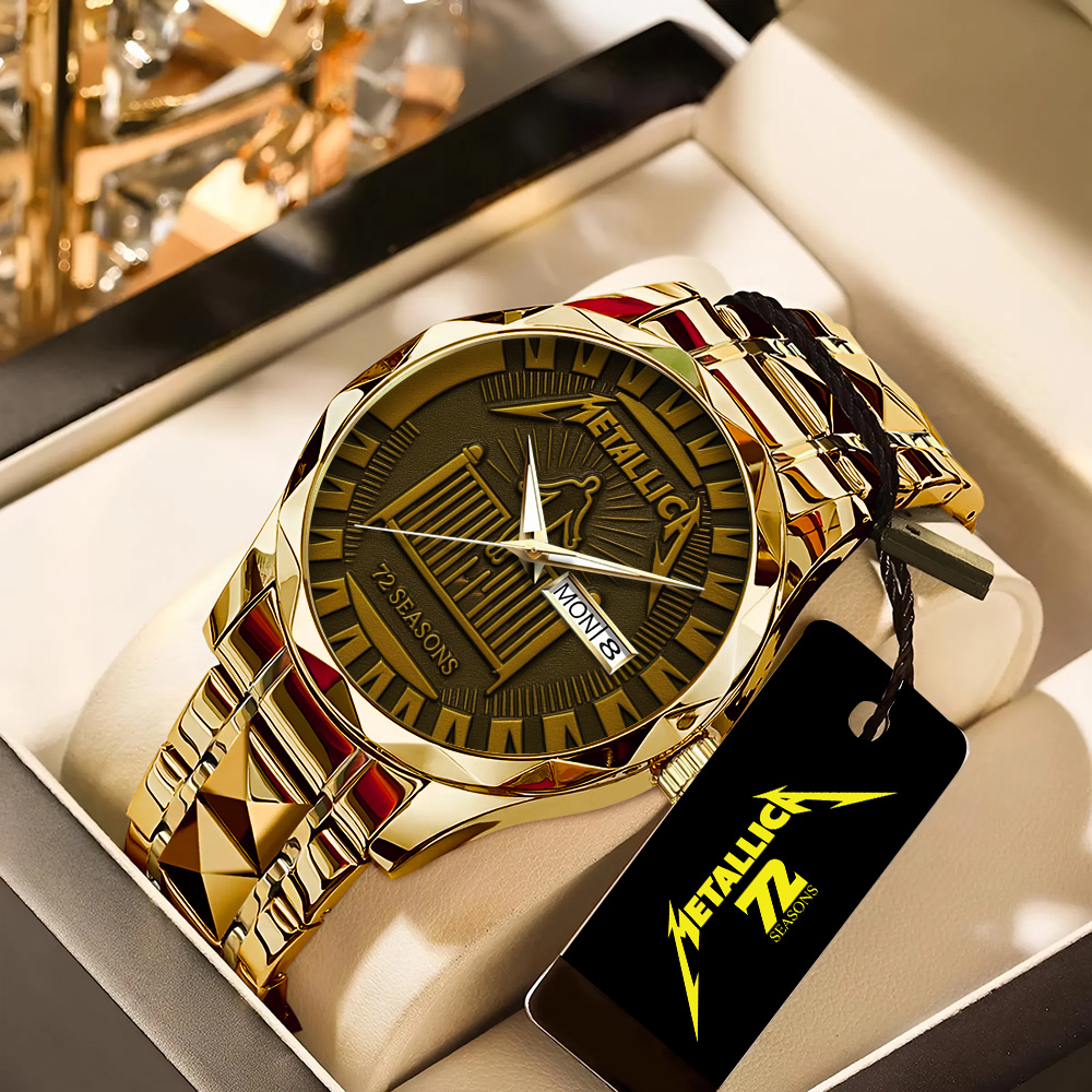 Goalzenith MET Band Music Alloy Luxury Quartz Watch For Fan