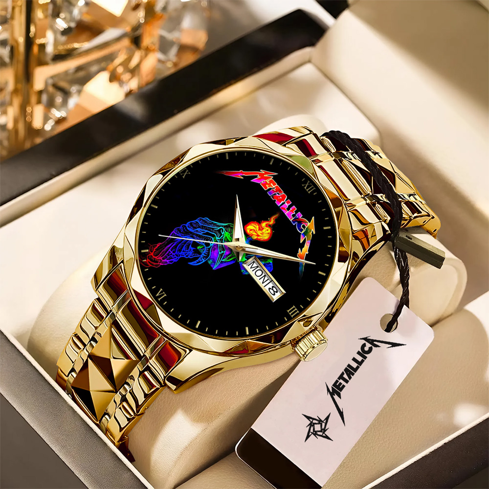 Goalzenith MET Band Music Alloy Luxury Quartz Watch For Fan