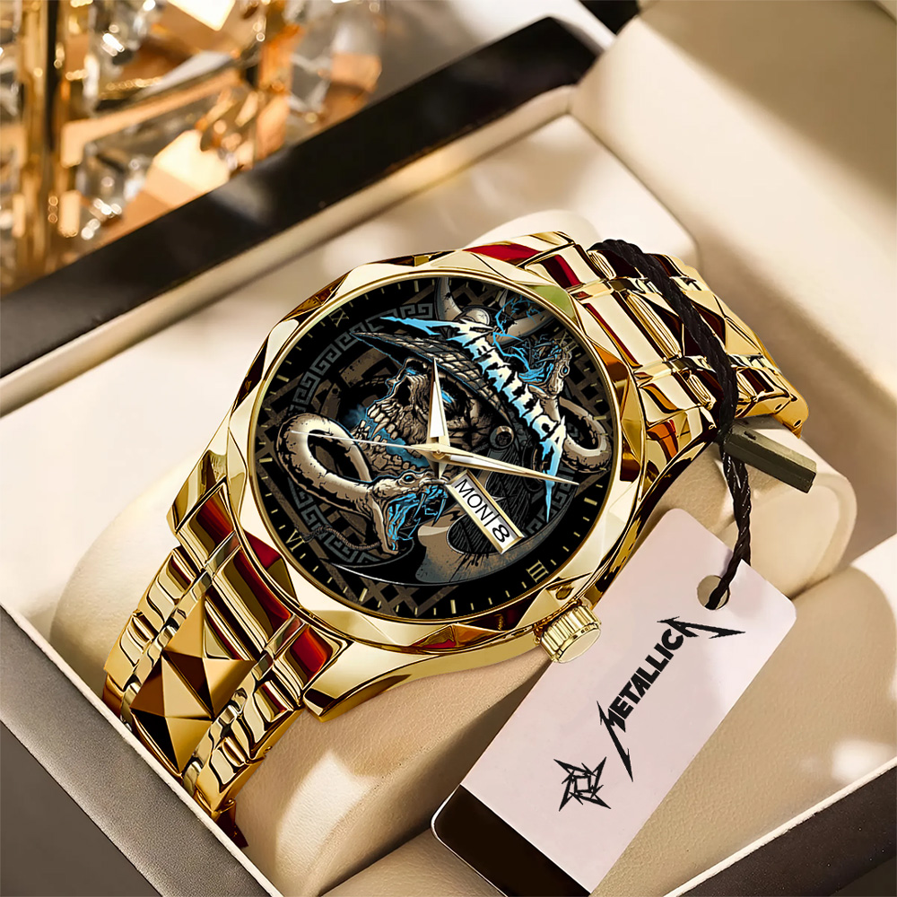 Goalzenith MET Band Music Alloy Luxury Quartz Watch For Fan