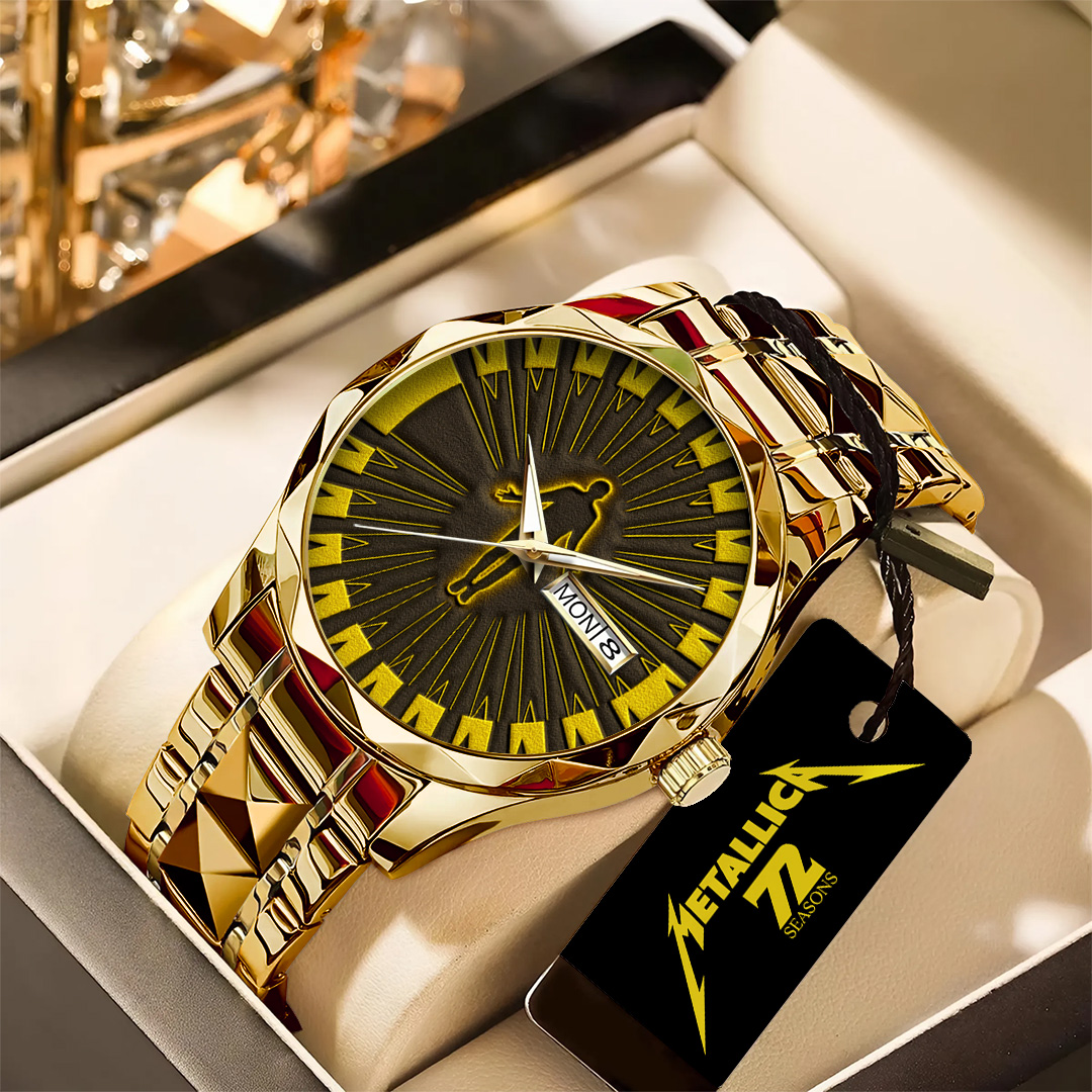 Goalzenith MET Band Music Alloy Luxury Quartz Watch For Fan