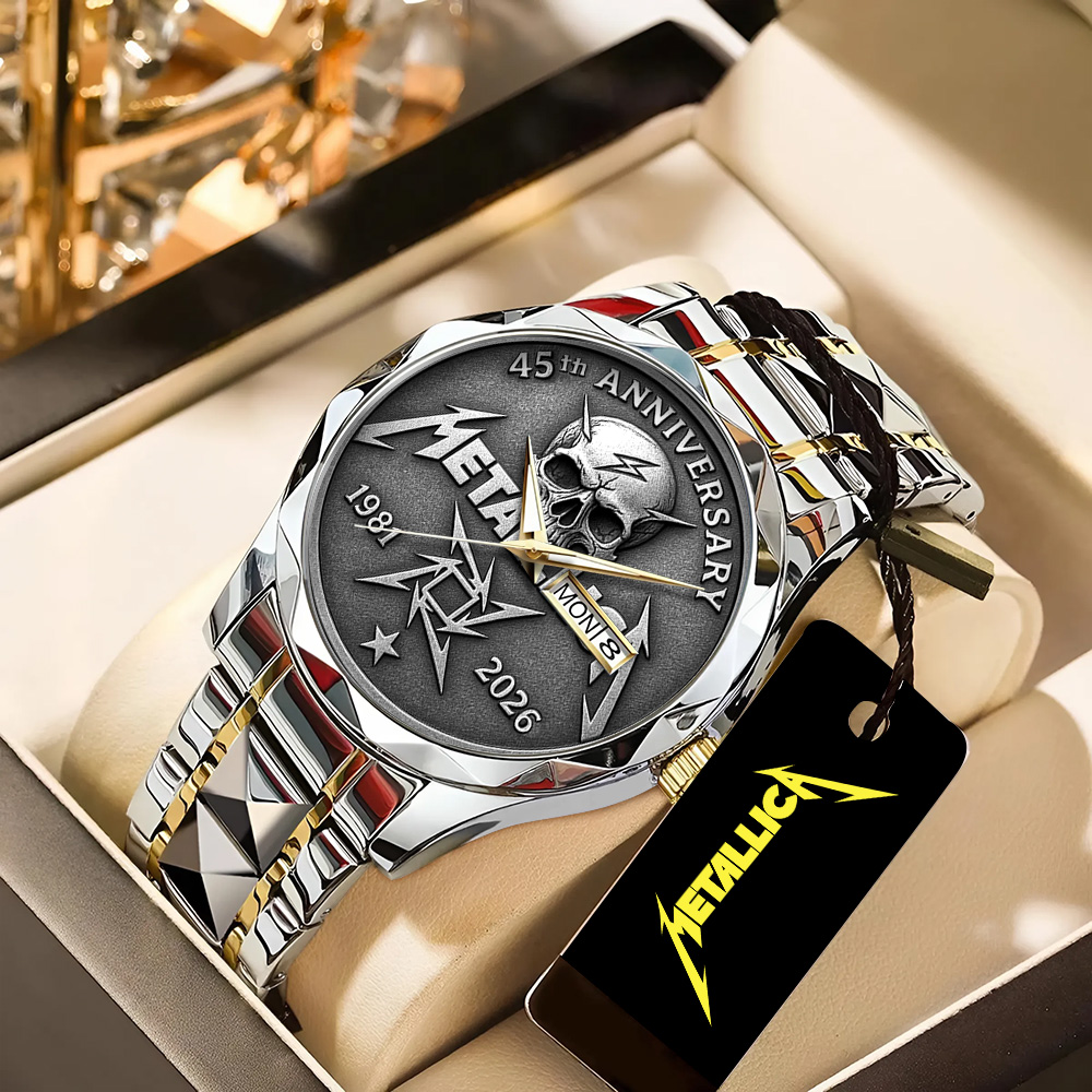 Goalzenith MET Band Music Alloy Luxury Quartz Watch For Fan