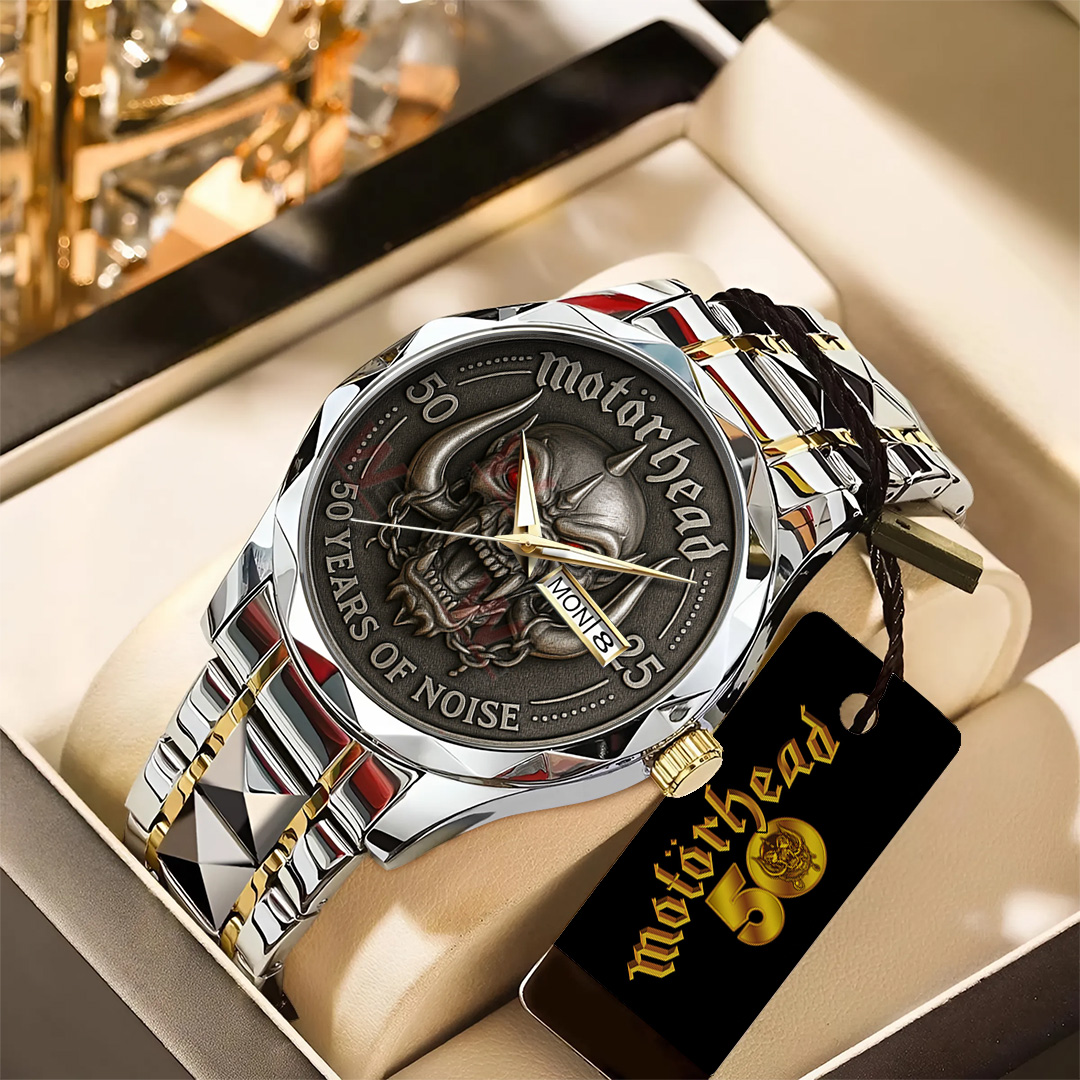 Goalzenith Motörhead Band Music Alloy Luxury Quartz Watch For Fan