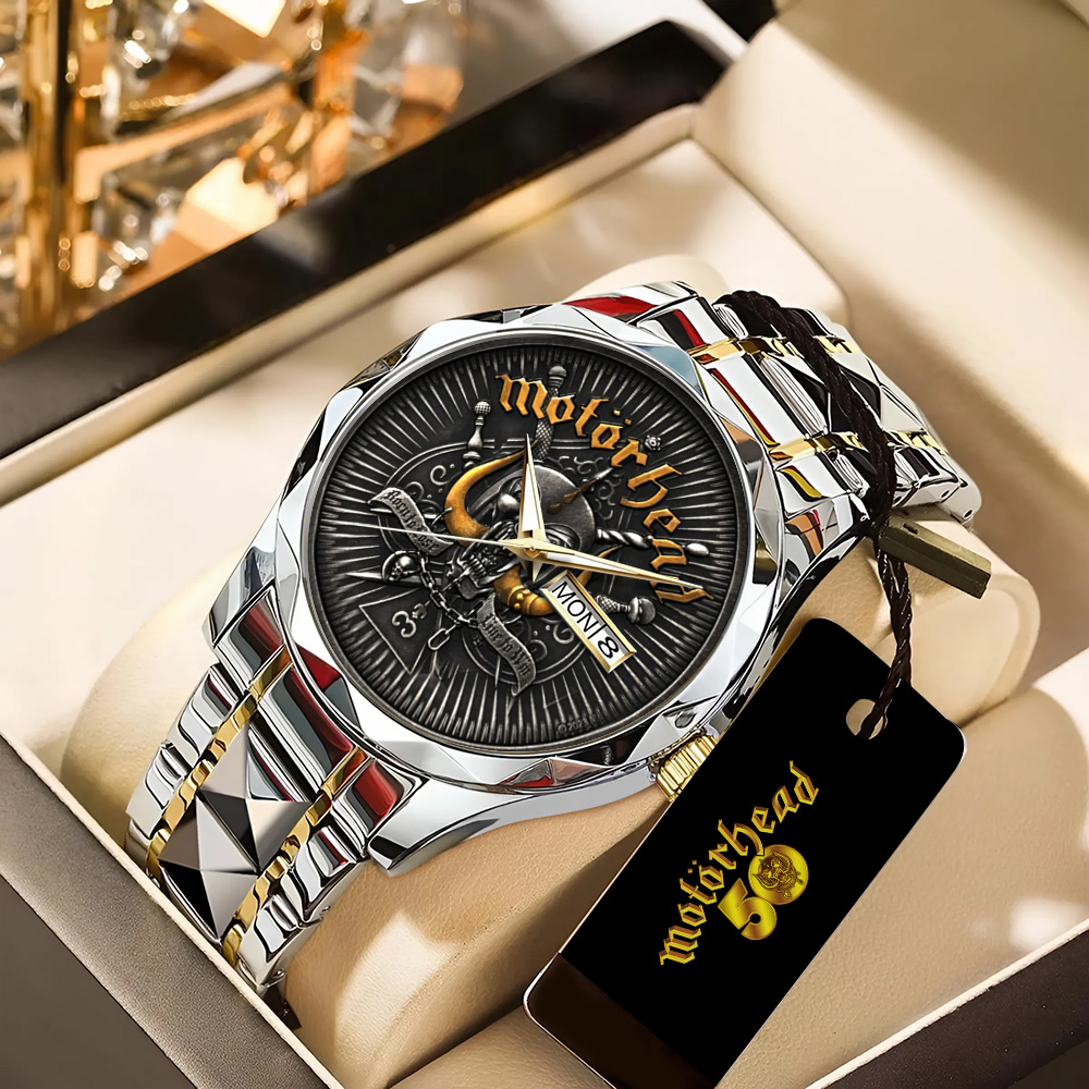 Goalzenith Motörhead Band Music Alloy Luxury Quartz Watch For Fan
