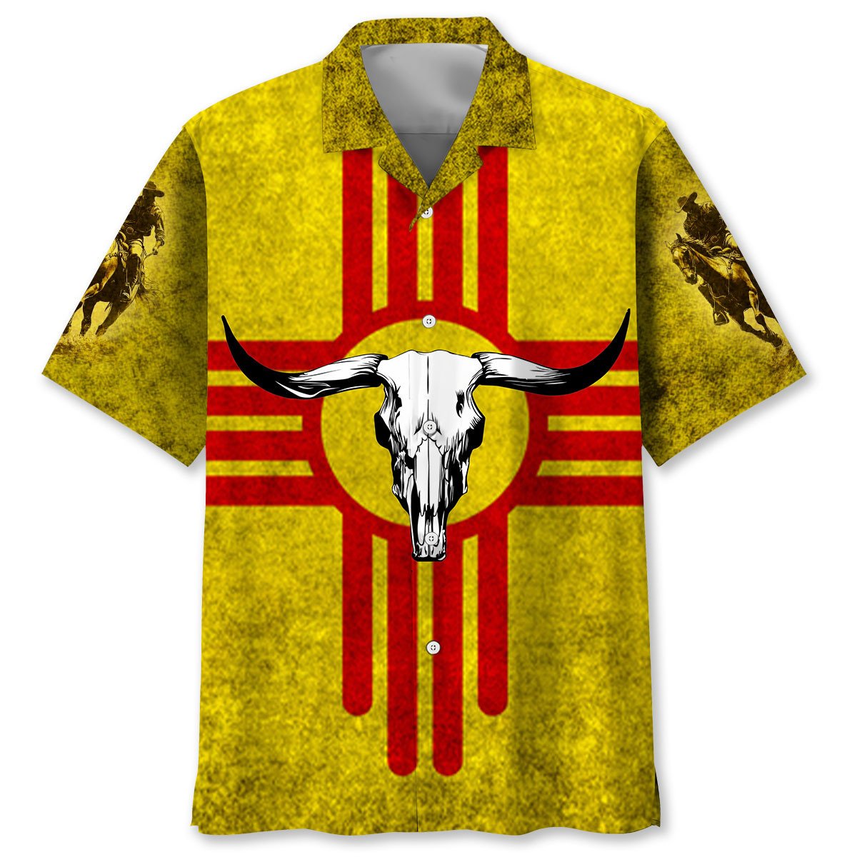 Goalzenith New Mexico Cowboy Vintage Hawaiian Shirt For Fan