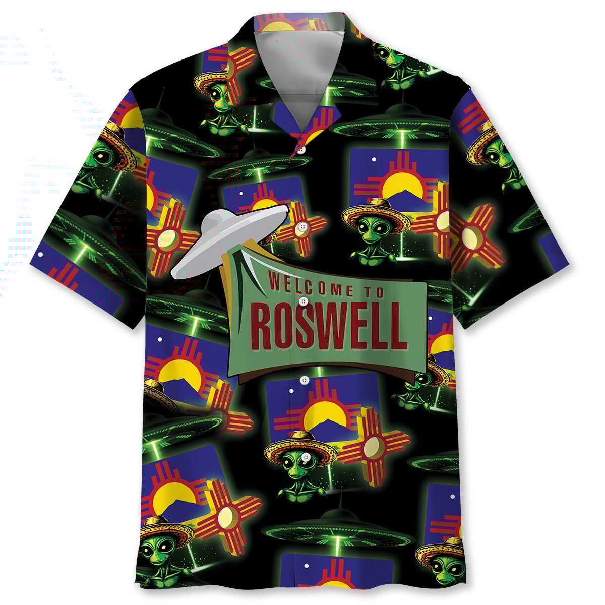 Goalzenith New Mexico Roswell Alien State Hawaiian Shirt For Fan