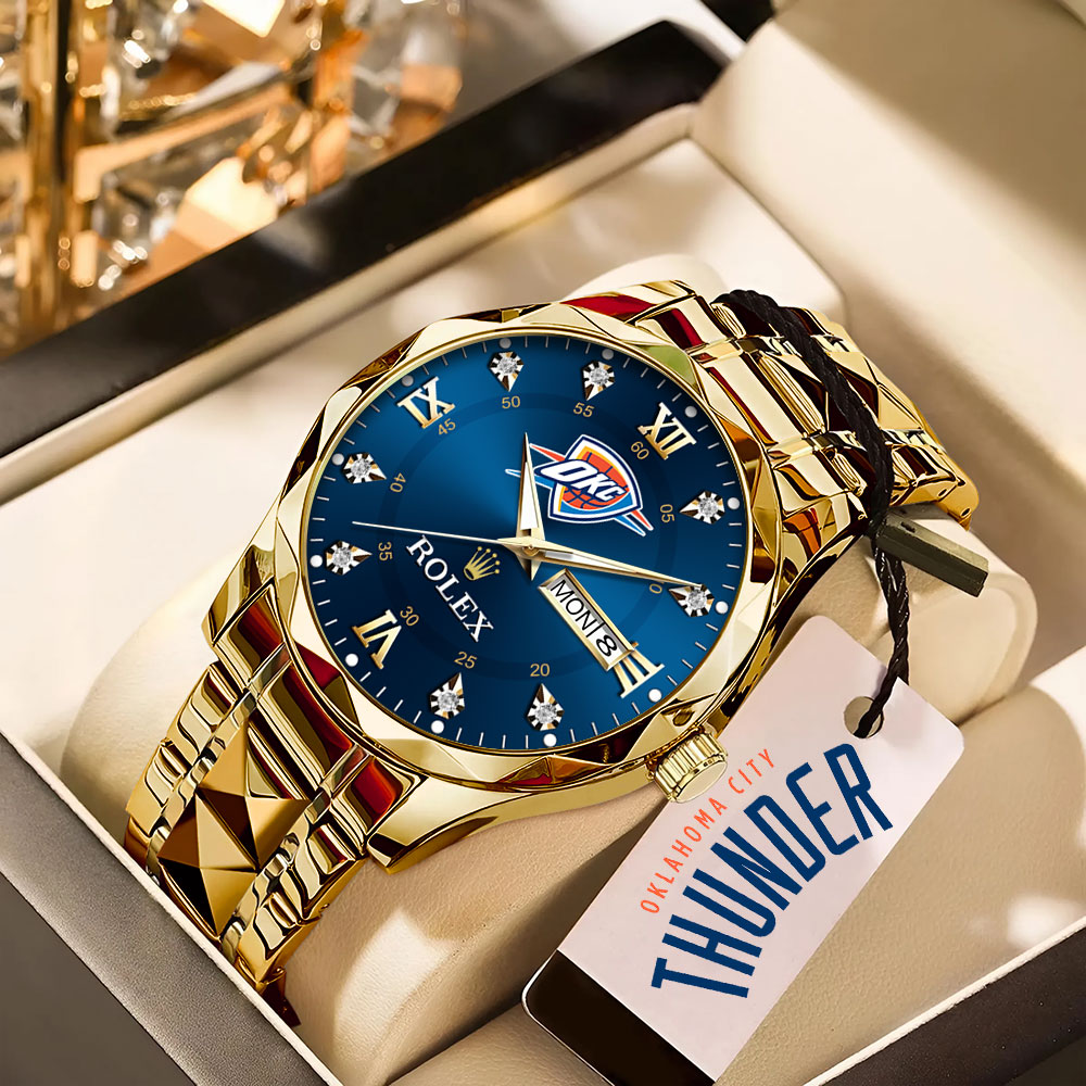 Goalzenith Oklahoma City Thunder NBA x Rolex Alloy Luxury Quartz Watch For Fan
