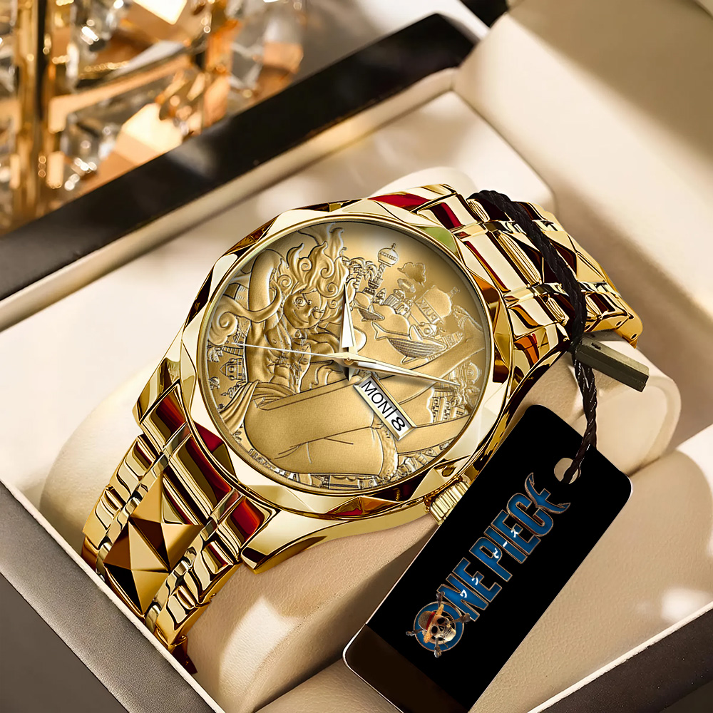 Goalzenith One Piece Movie Alloy Luxury Quartz Watch For Fan