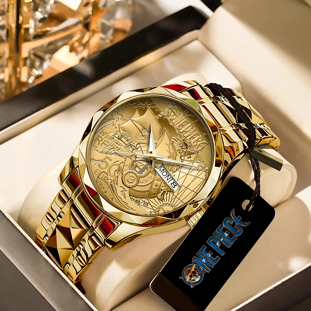 Goalzenith One Piece Movie Alloy Luxury Quartz Watch For Fan