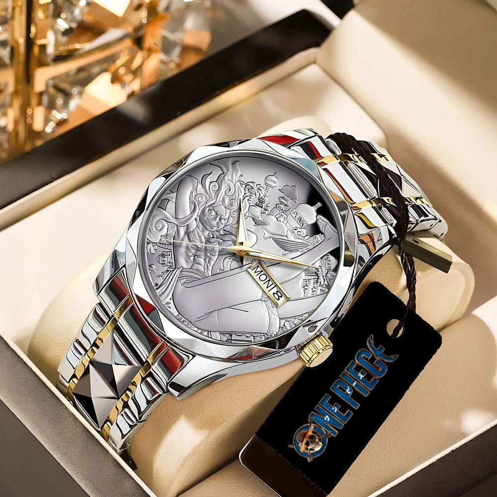 Goalzenith One Piece Movie Alloy Luxury Quartz Watch For Fan