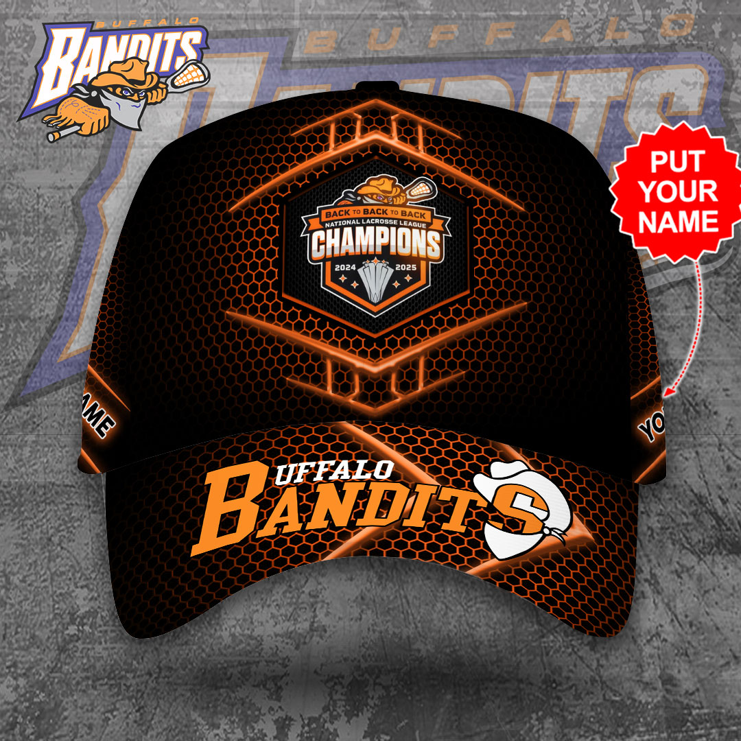 Goalzenith Personalized Buffalo Bandits NLL Classic Cap For Fan