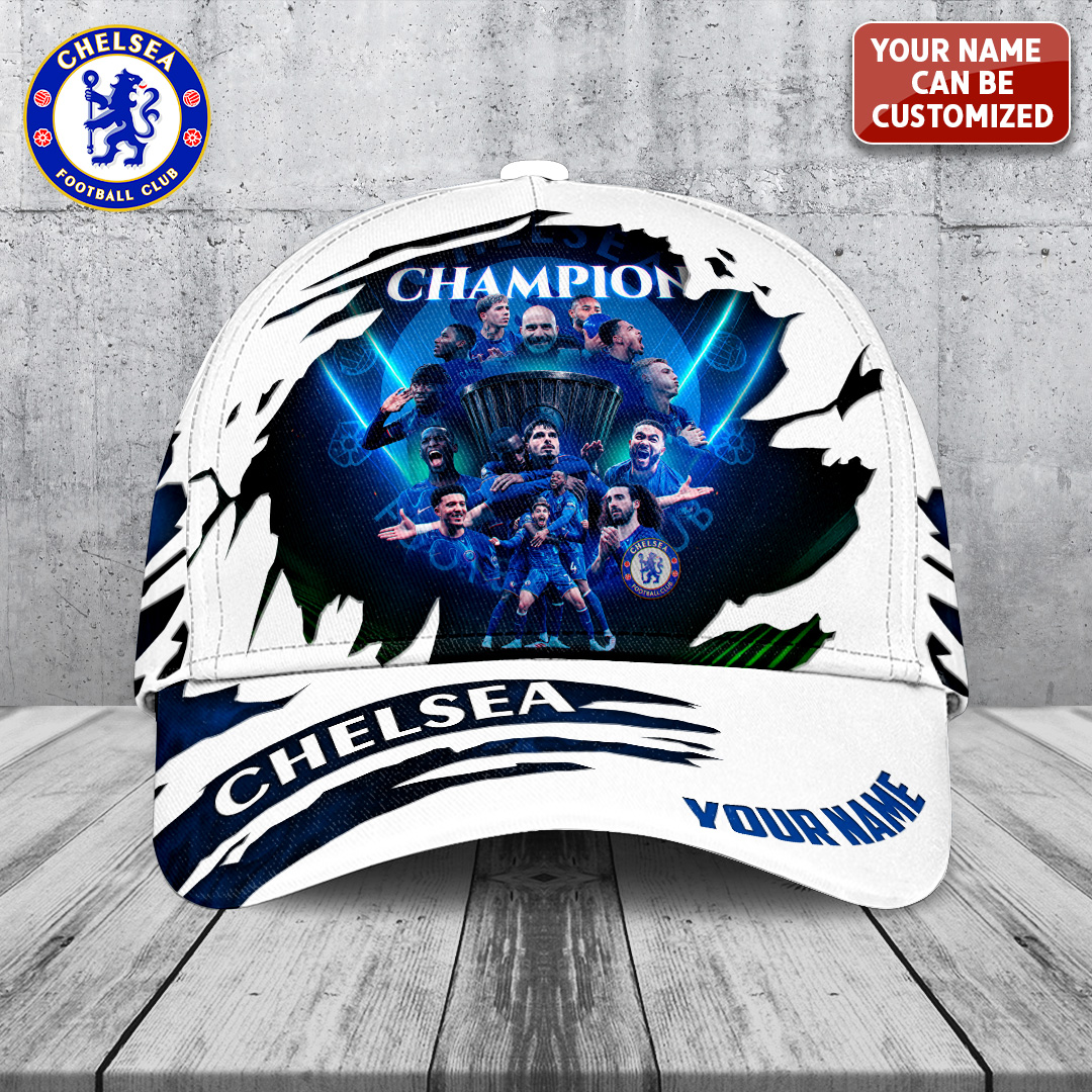 Goalzenith Personalized Chelsea FC EPL Classic Cap For Fan