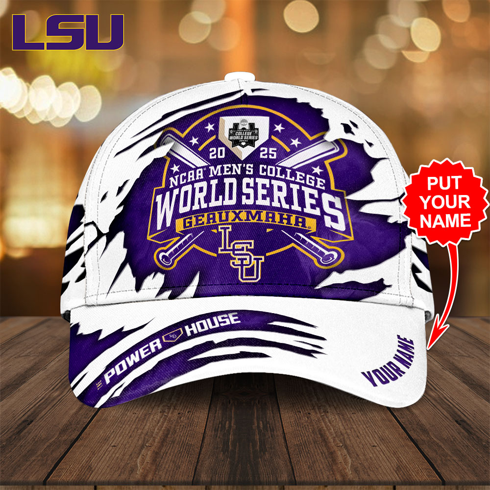 Goalzenith Personalized LSU Tigers NCAA Baseball Classic Cap For Fan