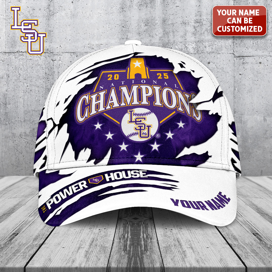 Goalzenith Personalized LSU Tigers NCAA Baseball Classic Cap For Fan