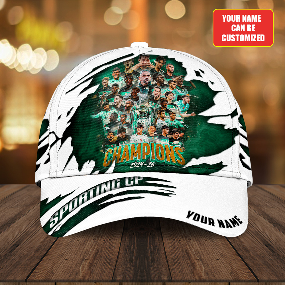 Goalzenith Personalized Sporting CP Primeira Liga Classic Cap For Fan