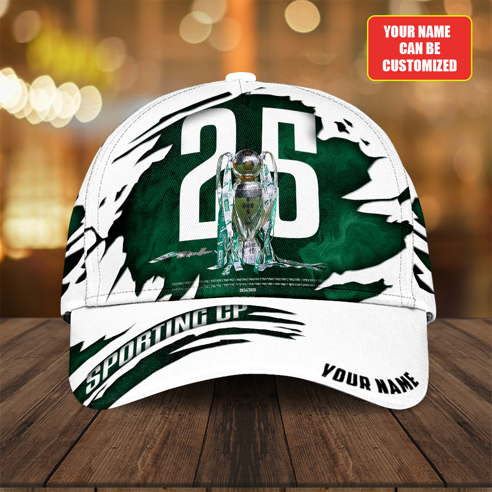Goalzenith Personalized Sporting CP Primeira Liga Classic Cap For Fan