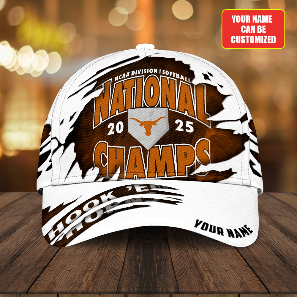 Goalzenith Personalized Texas Longhorns NCAA Women's Softball Classic Cap For Fan