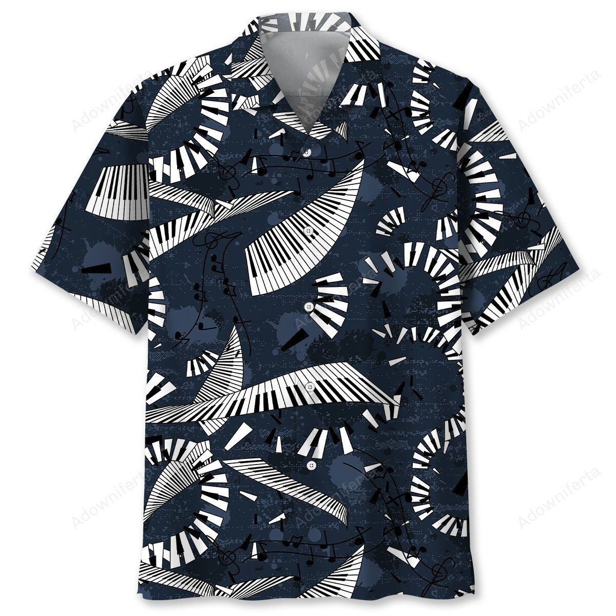 Goalzenith Piano Flying Music Hawaiian Shirt For Fan