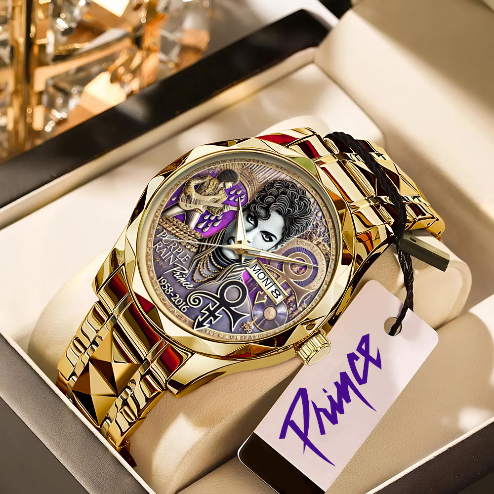 Goalzenith Prince Music Alloy Luxury Quartz Watch For Fan