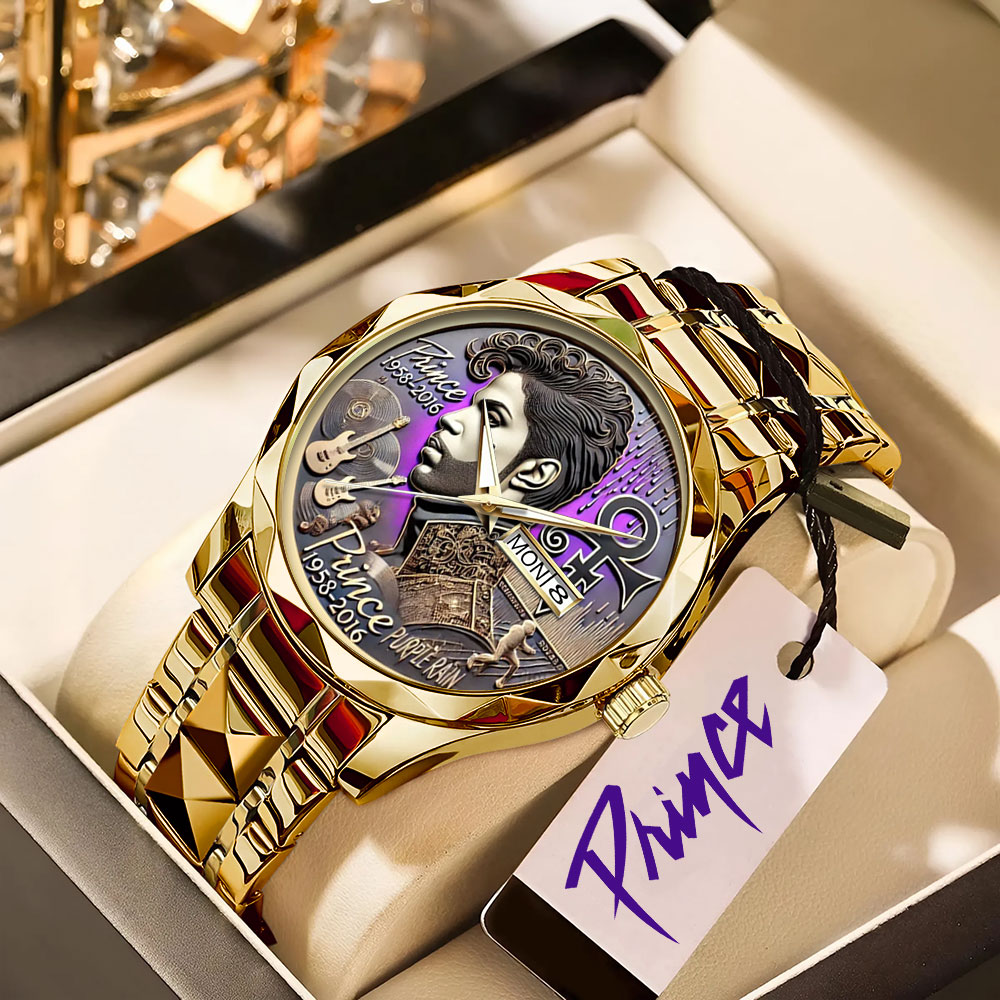 Goalzenith Prince Music Alloy Luxury Quartz Watch For Fan