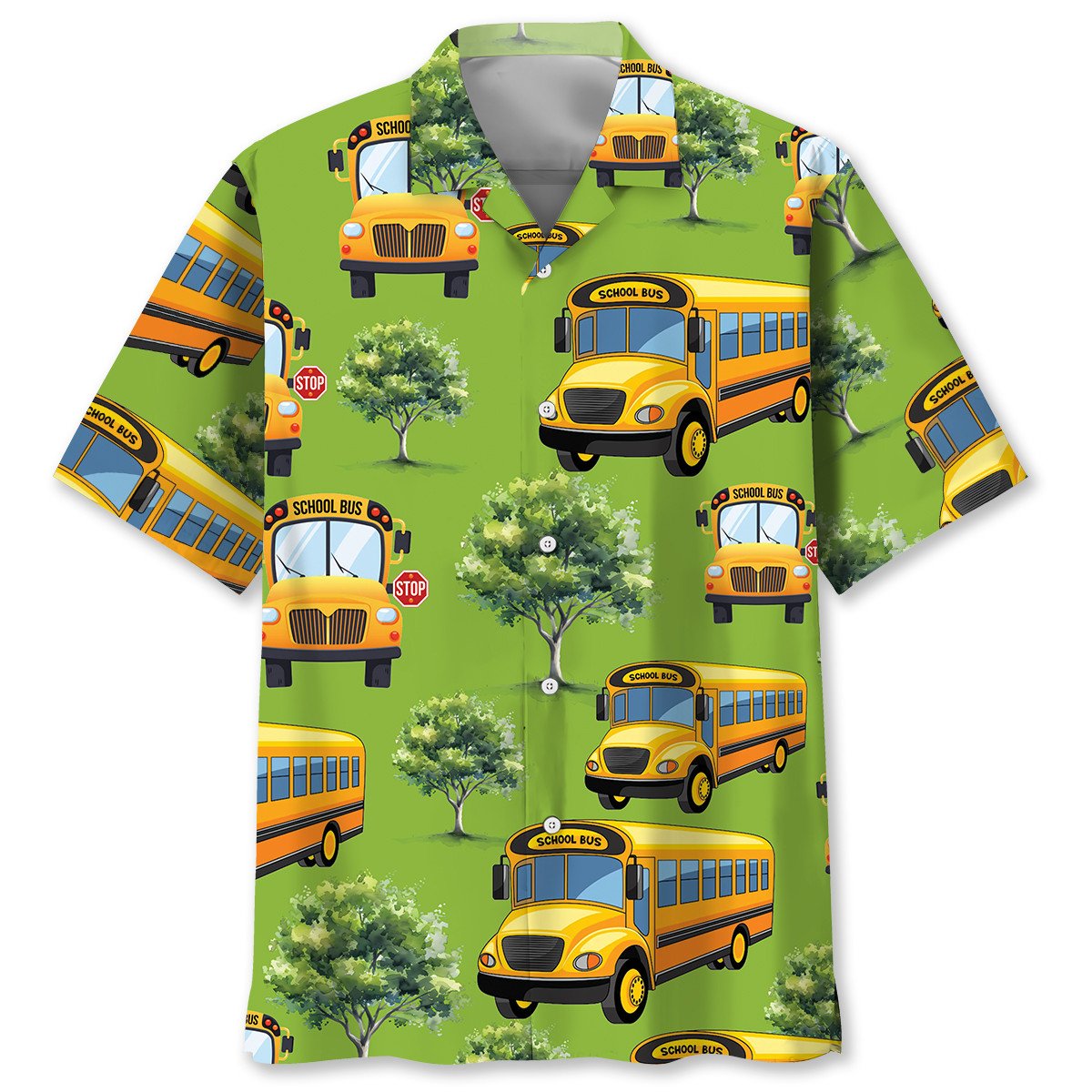 Goalzenith School Bus Drive Hawaiian Shirt For Fan