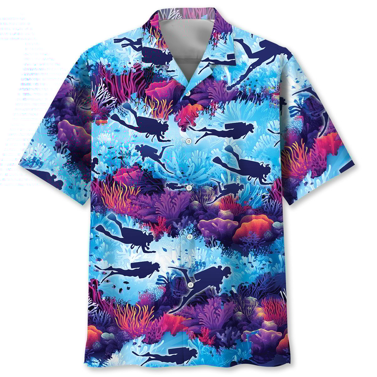 Goalzenith Scuba Diving Reef Explorer Hawaiian Shirt For Fan