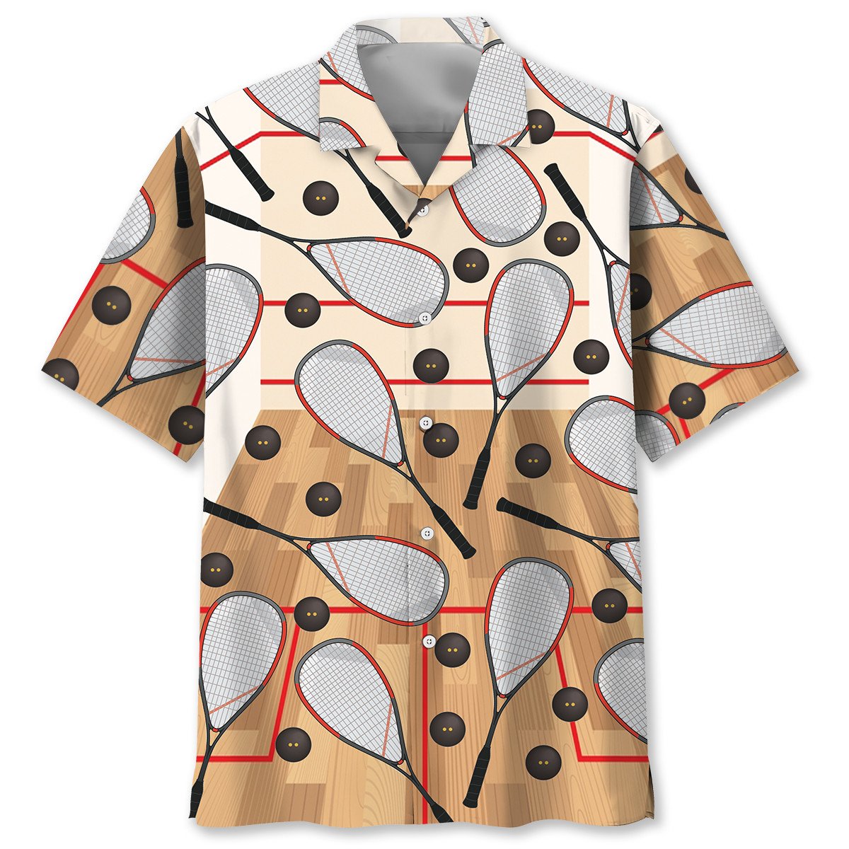 Goalzenith Squash Sport Hawaiian Shirt For Fan