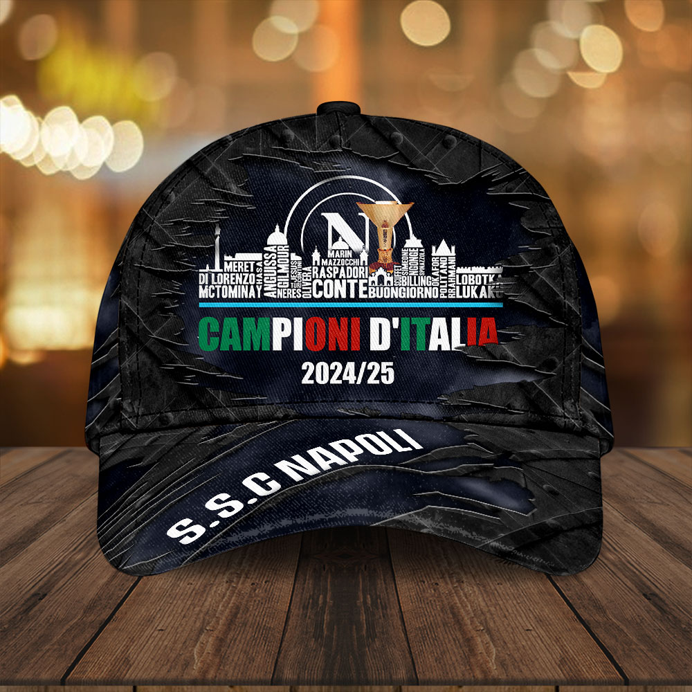 Goalzenith S.S.C. Napoli Serie A Classic Cap For Fan