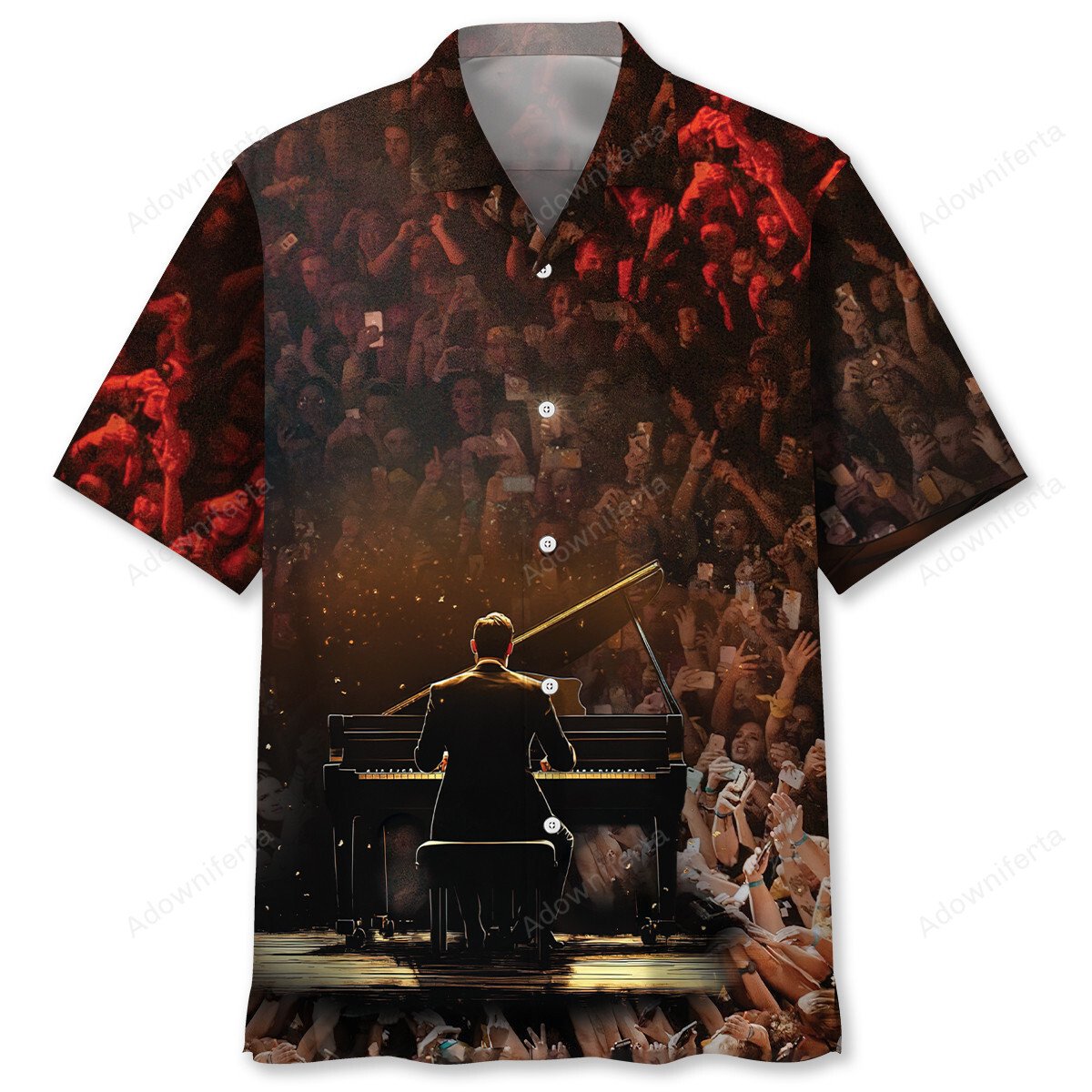 Goalzenith The Famous Pianist Piano Hawaiian Shirt For Fan