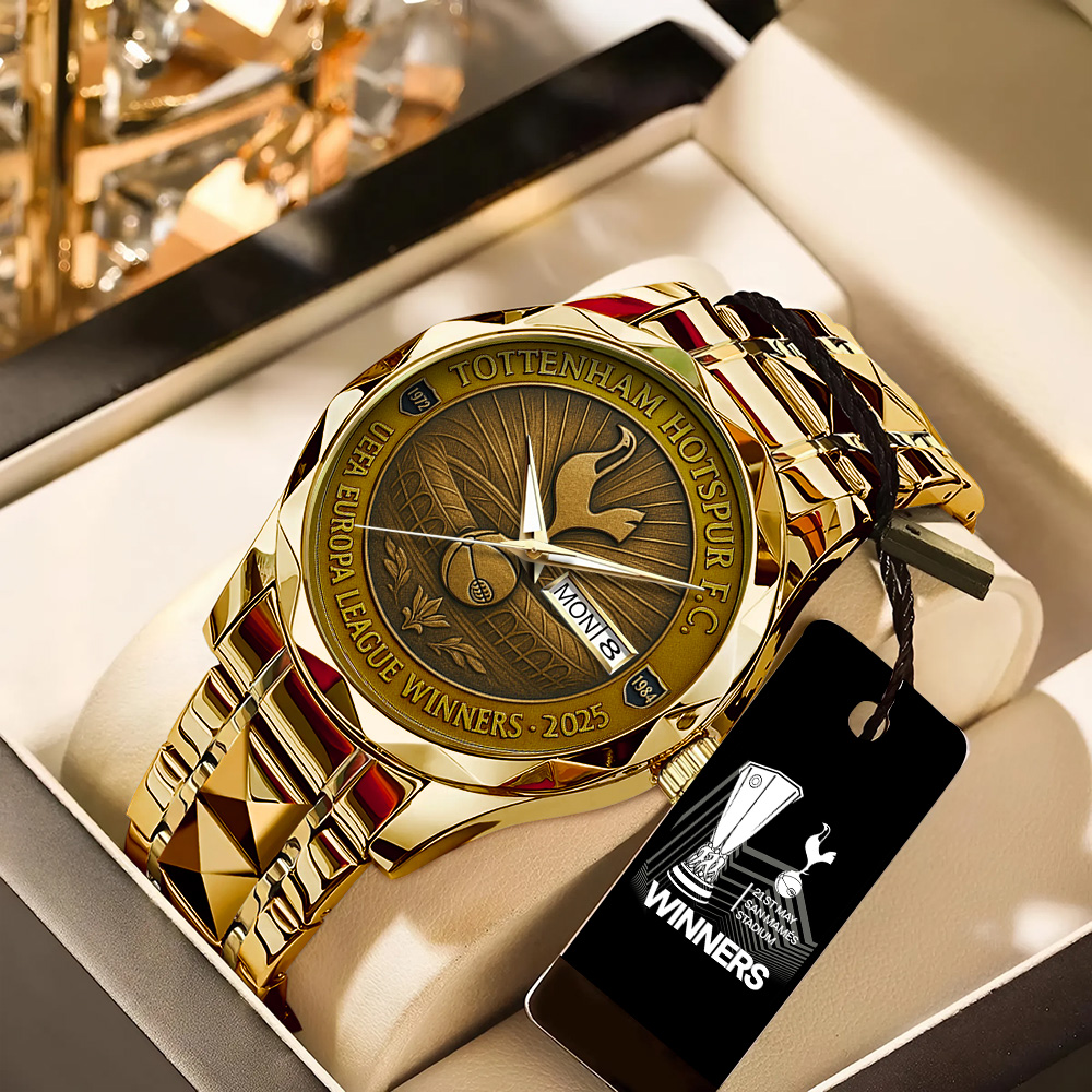 Goalzenith Tottenham Hotspur FC EPL Alloy Luxury Quartz Watch For Fan