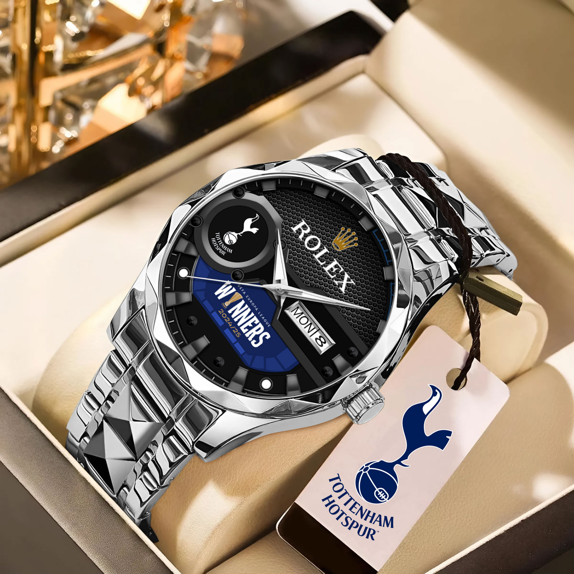 Goalzenith Tottenham Hotspur FC EPL x Rolex Alloy Luxury Quartz Watch For Fan