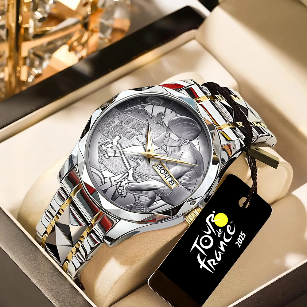 Goalzenith Tour De France 2025 Alloy Luxury Quartz Watch For Fan
