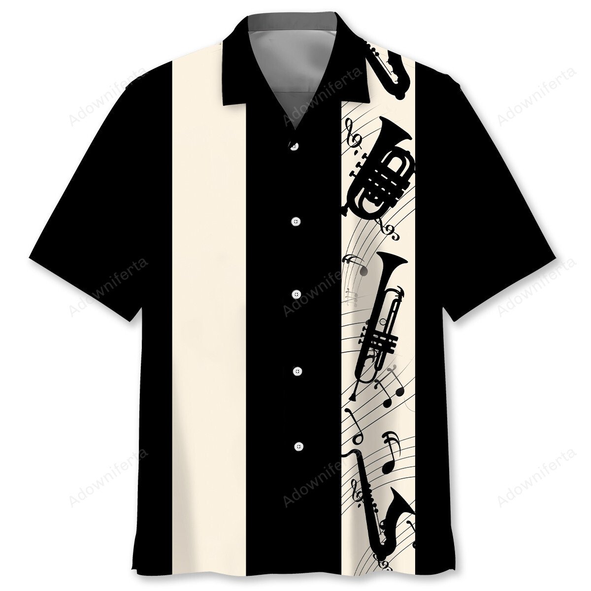 Goalzenith Trumpet Musical Hawaiian Shirt For Fan