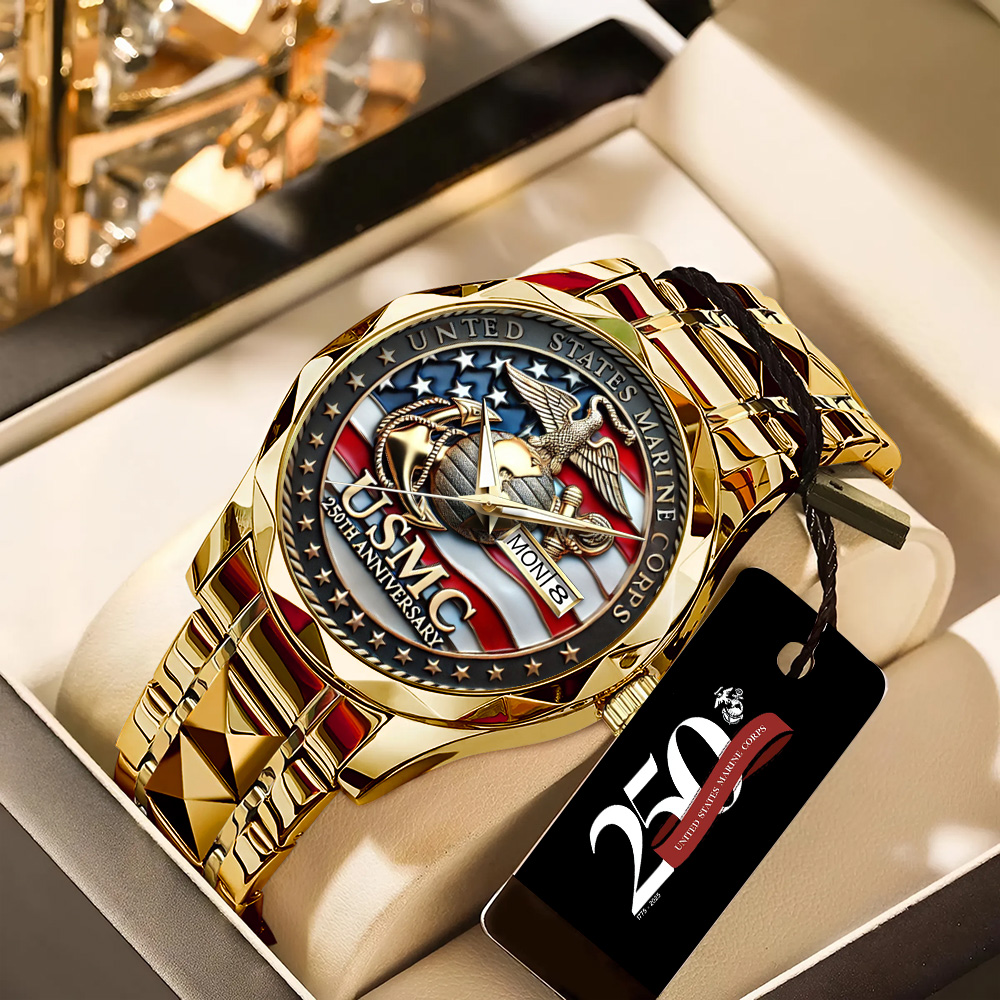 Goalzenith United States Marine Corps Alloy Luxury Quartz Watch For Fan