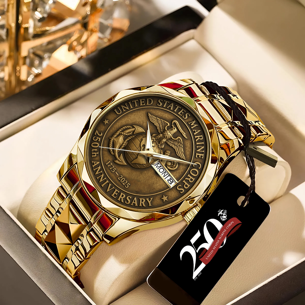 Goalzenith United States Marine Corps Alloy Luxury Quartz Watch For Fan