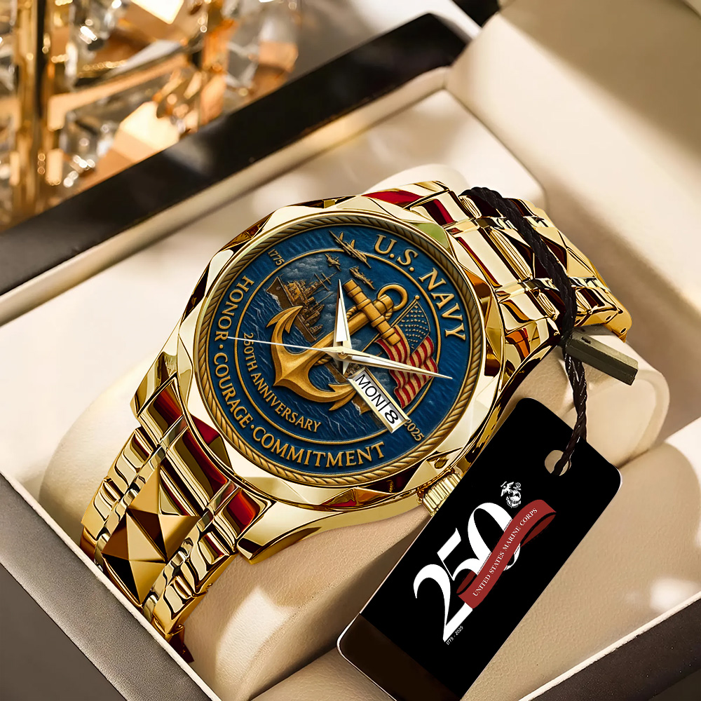 Goalzenith United States Marine Corps Alloy Luxury Quartz Watch For Fan