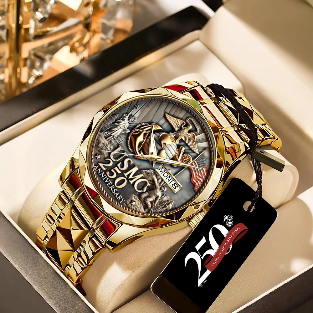 Goalzenith United States Marine Corps Alloy Luxury Quartz Watch For Fan