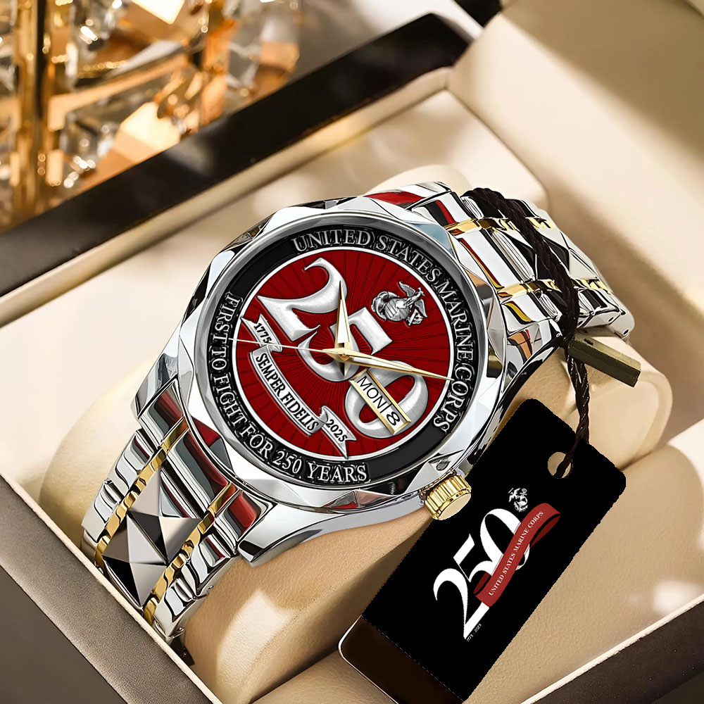 Goalzenith United States Marine Corps Alloy Luxury Quartz Watch For Fan