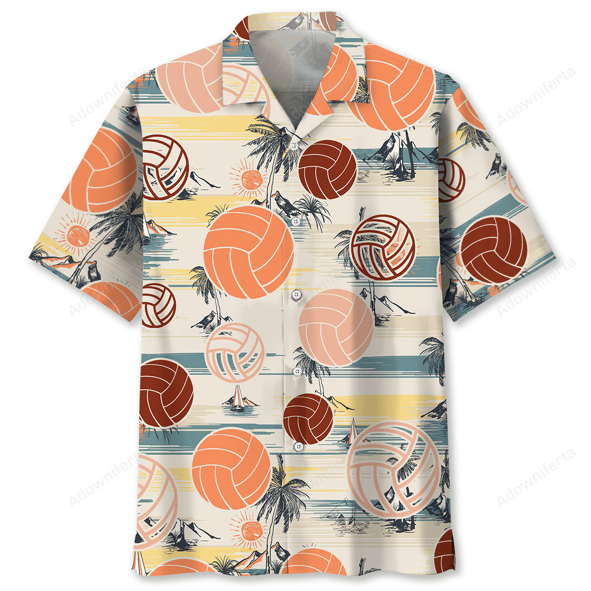 Goalzenith Volleyball Beach Hawaiian Shirt For Fan